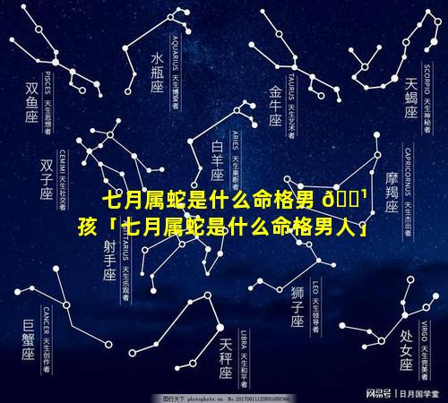 七月属蛇是什么命格男 🌹 孩「七月属蛇是什么命格男人」